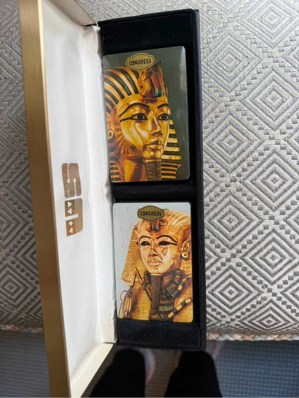 US playing card co elegant tutankhamun
